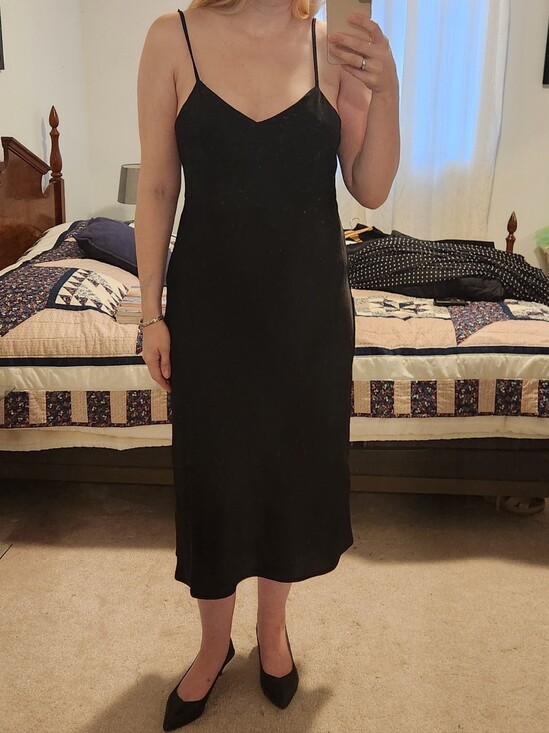 Dresses & Skirts - Classic Black Slip Dress